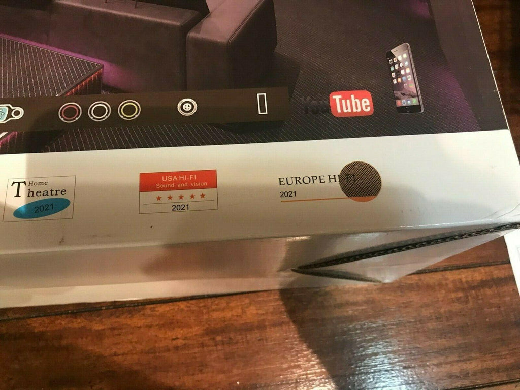 brooks audio vt-50 cinema series projector 3d 4k digital 50" to 250" screen size