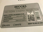 brooks audio vt-50 cinema series projector 3d 4k digital 50" to 250" screen size