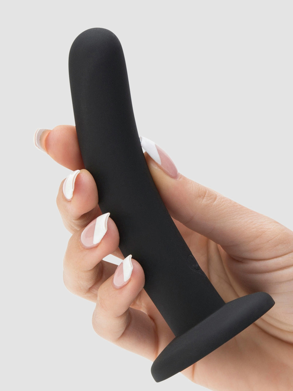 Lovehoney Slimline Silicone Suction Cup Dildo 5 Inch, Black