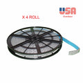 2800 Pcs,4 rolls of 700 Pcs Stick-on Wheel Weight  1/2 0.50oz blue tape