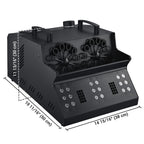 Yescom 3in1 LED Fog Bubble Machine DMX Remote Control Music Festival Stage