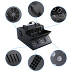 Yescom 3in1 LED Fog Bubble Machine DMX Remote Control Music Festival Stage