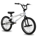 Hiland 20" Kids Bike for Boys BMX Freestyle Bicycle,White