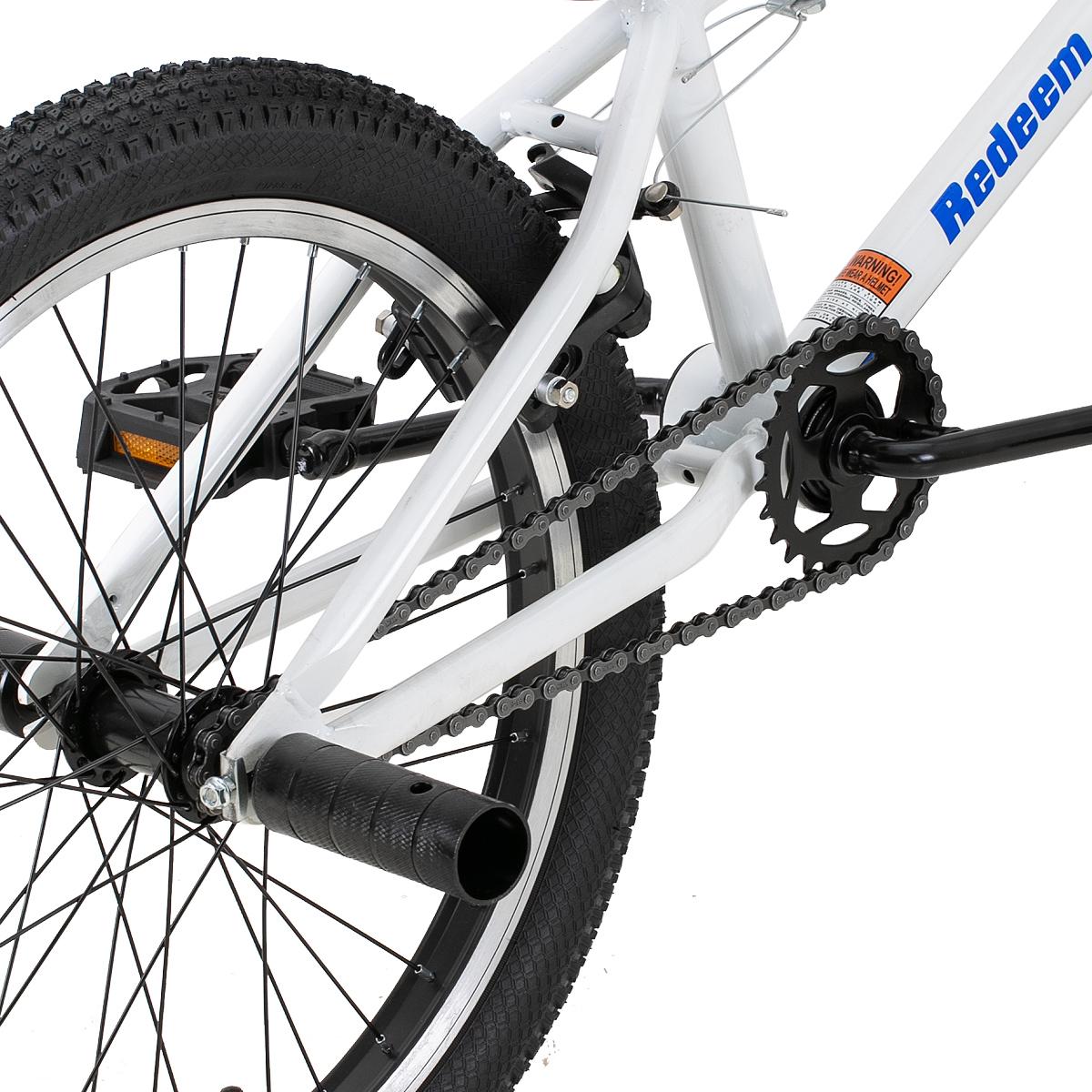 Hiland 20" Kids Bike for Boys BMX Freestyle Bicycle,White