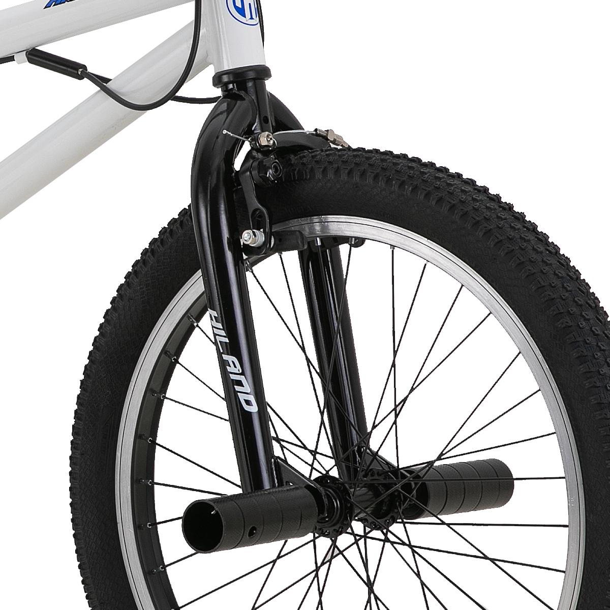 Hiland 20" Kids Bike for Boys BMX Freestyle Bicycle,White