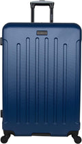 Lincoln Park 28" Check Size Luggage Lightweight Durable Hardside 4-Wheel Spinner Travel Suitcase, Indigo Navy, Inch