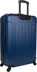 Lincoln Park 28" Check Size Luggage Lightweight Durable Hardside 4-Wheel Spinner Travel Suitcase, Indigo Navy, Inch