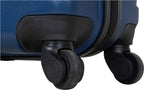 Lincoln Park 28" Check Size Luggage Lightweight Durable Hardside 4-Wheel Spinner Travel Suitcase, Indigo Navy, Inch