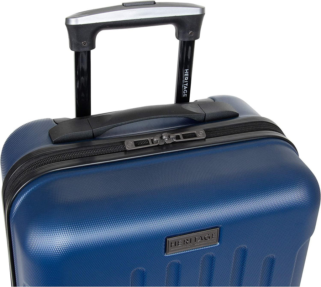 Lincoln Park 28" Check Size Luggage Lightweight Durable Hardside 4-Wheel Spinner Travel Suitcase, Indigo Navy, Inch