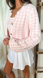 The Yes Indeed Houndstooth Sweater Set
