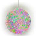 13 in. Dia Large Flashing Sphere Ornament With Multi-Colored LED Lights