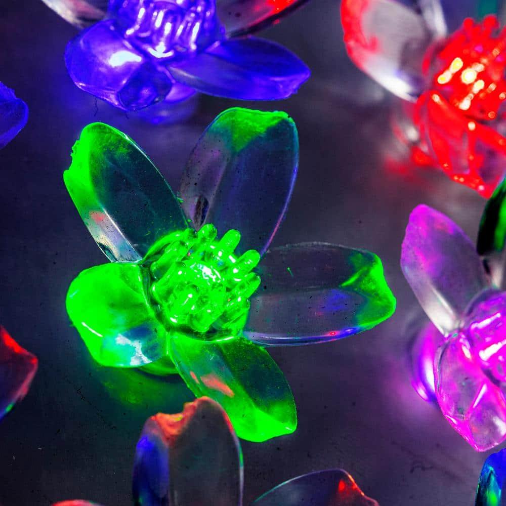 13 in. Dia Large Flashing Sphere Ornament With Multi-Colored LED Lights