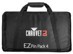 Chauvet DJ Ezpin Pack 4 EZpin Pin Spot Light Fixtures+IRC-6 Remote+Case+Fogger