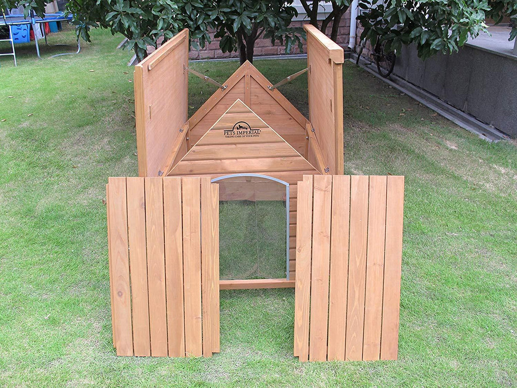 Pets Imperial Extra LarWooden Sussex Dog Kennel with Removable Floor for Easy Cleaning
