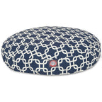 Yellow Links LarRound Indoor Outdoor Pet Dog Bed With Removable Washable Cover By Majestic Pet Products
