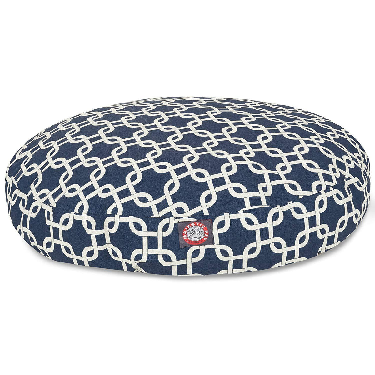 Yellow Links LarRound Indoor Outdoor Pet Dog Bed With Removable Washable Cover By Majestic Pet Products