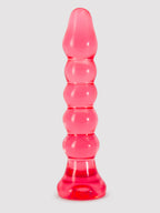 Doc Johnson Crystal Jellies Ribbed Anal Starter Dildo 5 Inch, Pink