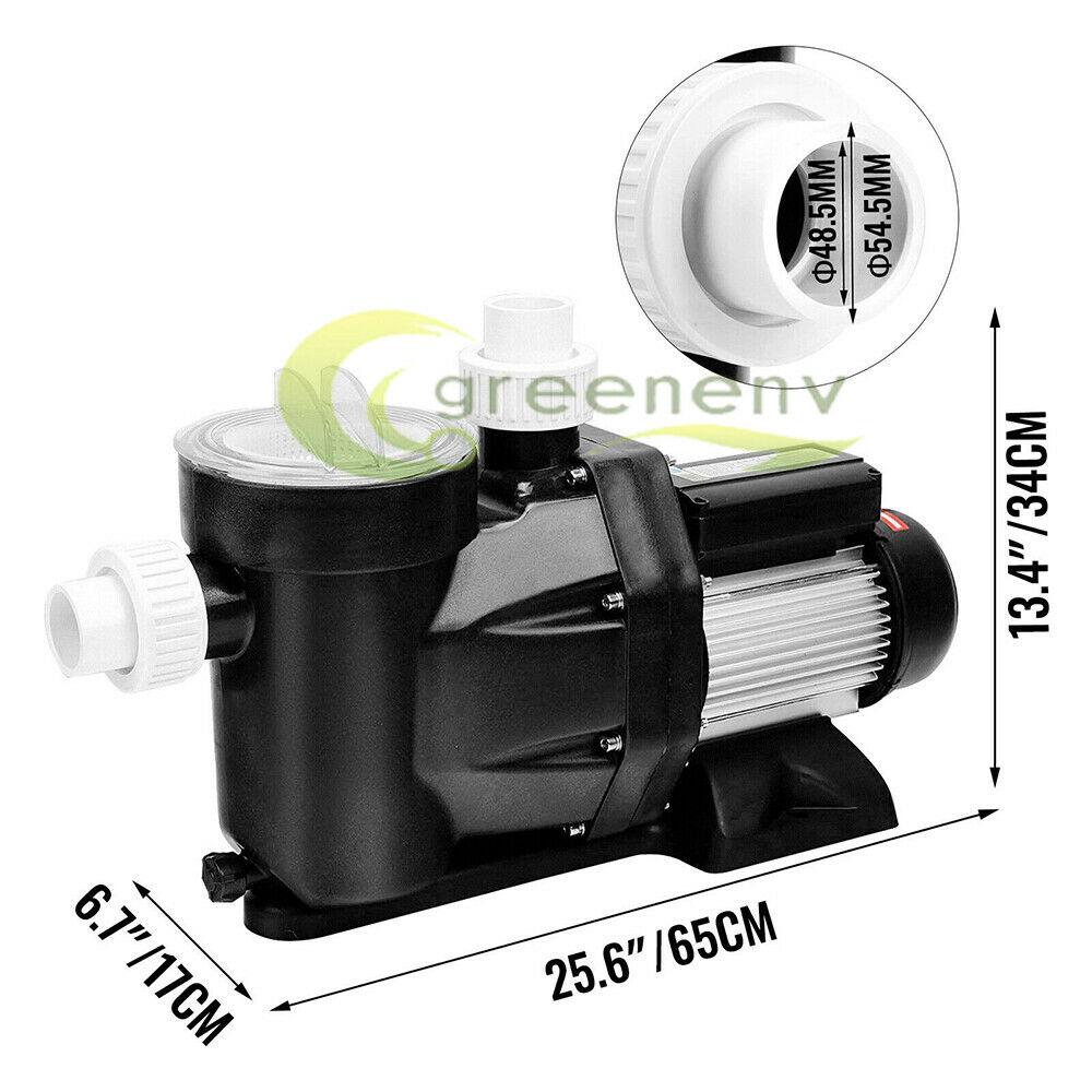 2.5hp in/above ground swimming pool sand filter pump motor strainer for hayward