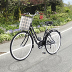 Campingsurvivals Urban Commuter City Bike, 7 Speed Adult Road Bicycle, Black