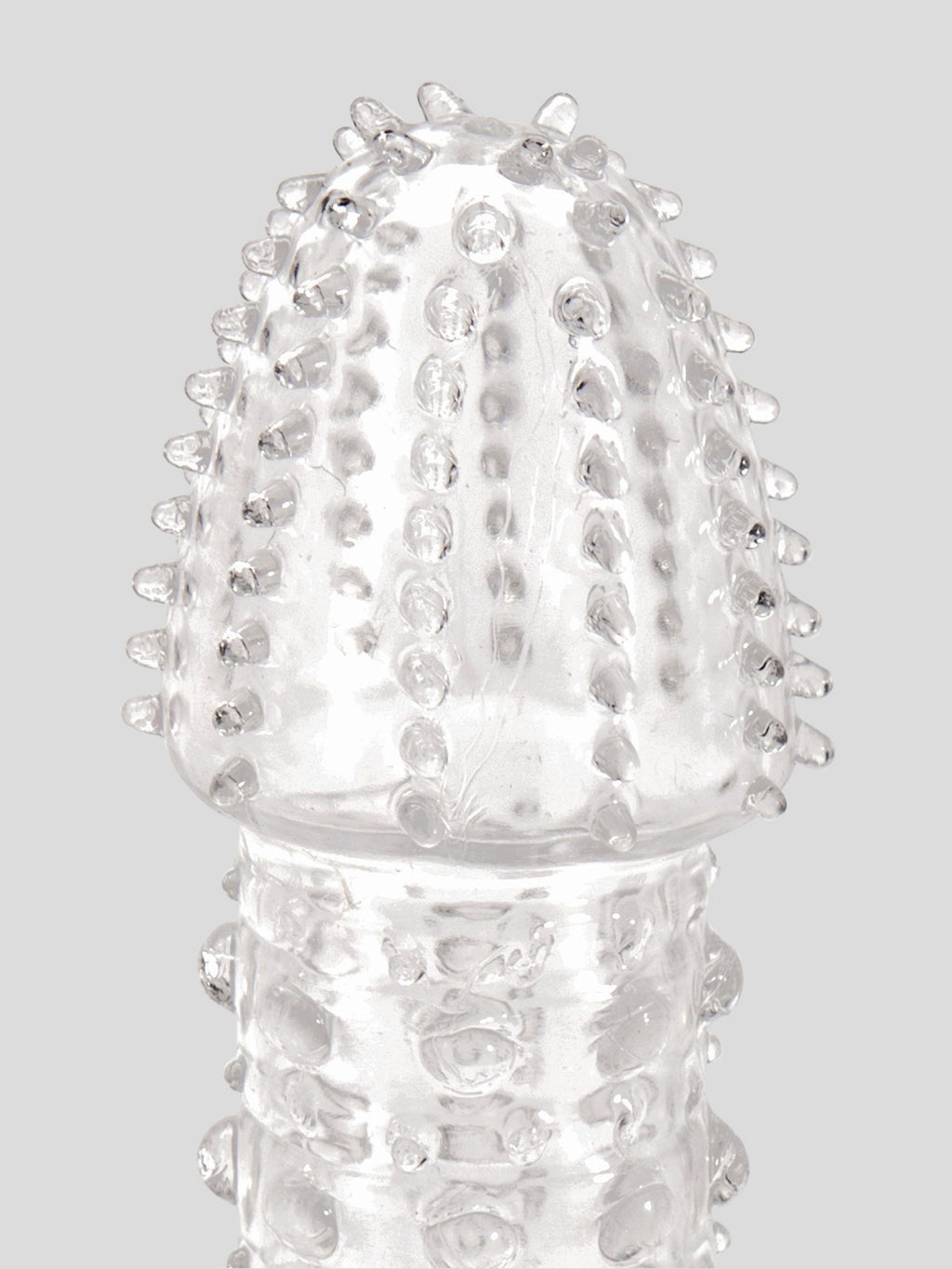Lovehoney Twin Teasers Textured Penis Sleeves (2 Pack), Clear
