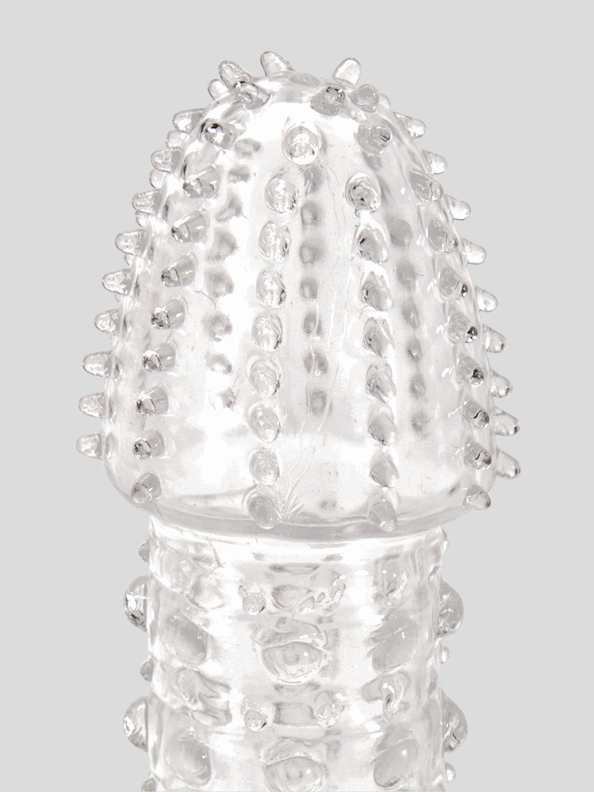 Lovehoney Twin Teasers Textured Penis Sleeves (2 Pack), Clear