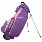 OUUL  Ribbed 5 way Golf Stand Bag Purple/Pink