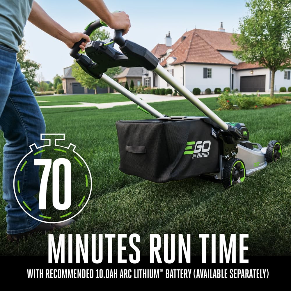 Electric Lawn Mower, Self-Propelled Cordless with 22" Aluminum Deck, Select Cut and Touch Drive, Battery and Charger Not Included - LM2200SP