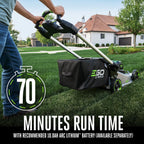 Electric Lawn Mower, Self-Propelled Cordless with 22" Aluminum Deck, Select Cut and Touch Drive, Battery and Charger Not Included - LM2200SP
