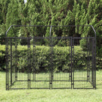 Sandinrayli LarOutdoor Dog Kennel Cat Pet Shelter Waterproof Cover Shade Enclosure House Cage