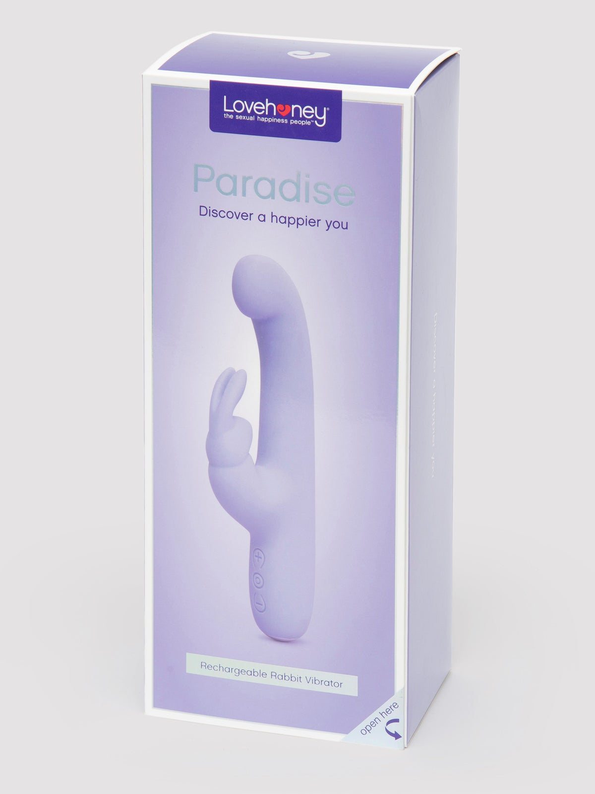 Lovehoney Luxury 15 Function Rechargeable Silicone Rabbit Vibrator, Purple