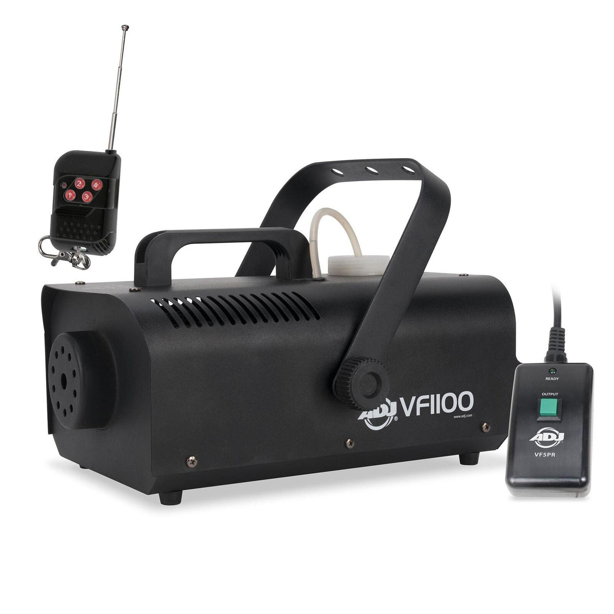 ADJ VF1100 Portable Fog Machine w/ 1 Gallon of High Density Fog Juice (2 Pack)