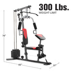 Weider 2980 X Home Gym System with 80 Lb. Vinyl Weight Stack