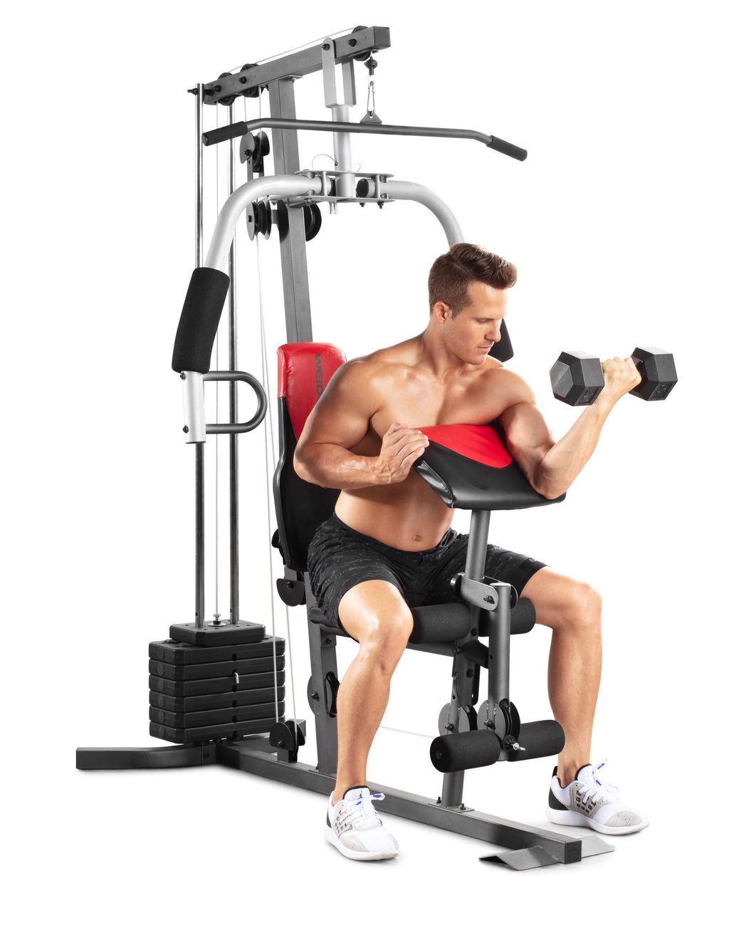 Weider 2980 X Home Gym System with 80 Lb. Vinyl Weight Stack