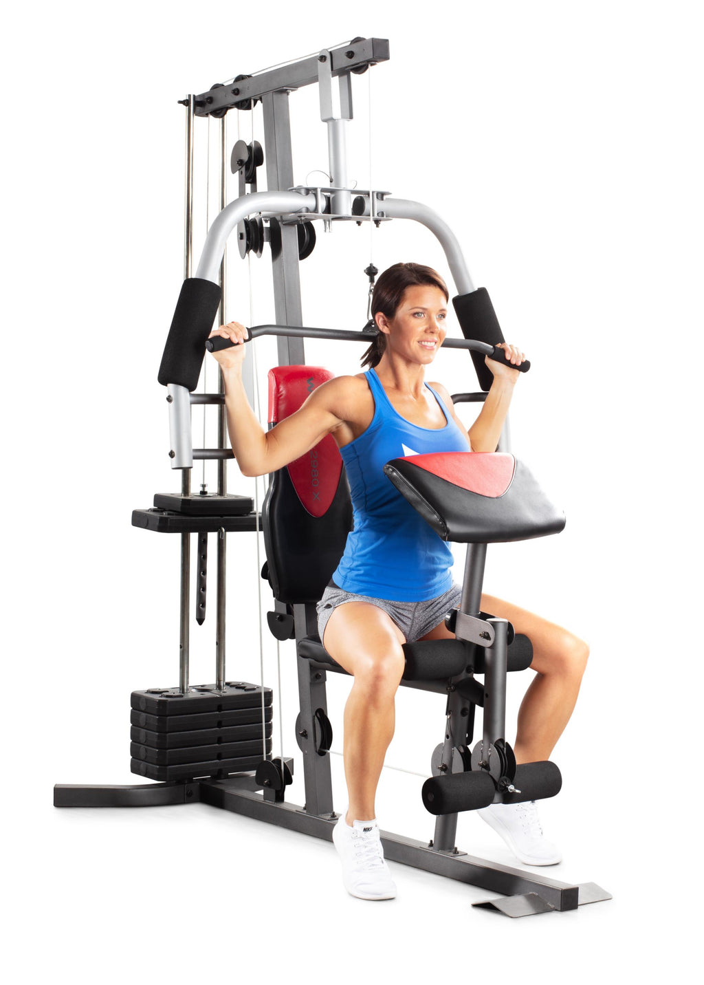 Weider 2980 X Home Gym System with 80 Lb. Vinyl Weight Stack