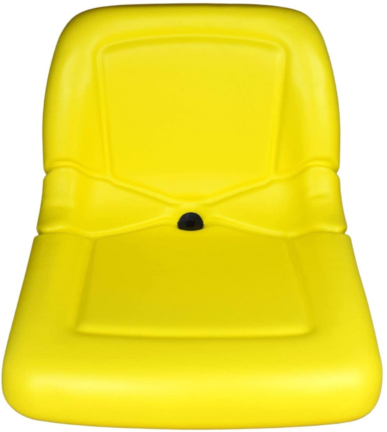 trac seats yellow tractor seat for john deere 2210 compact tractor mower - lva12751 (same day )