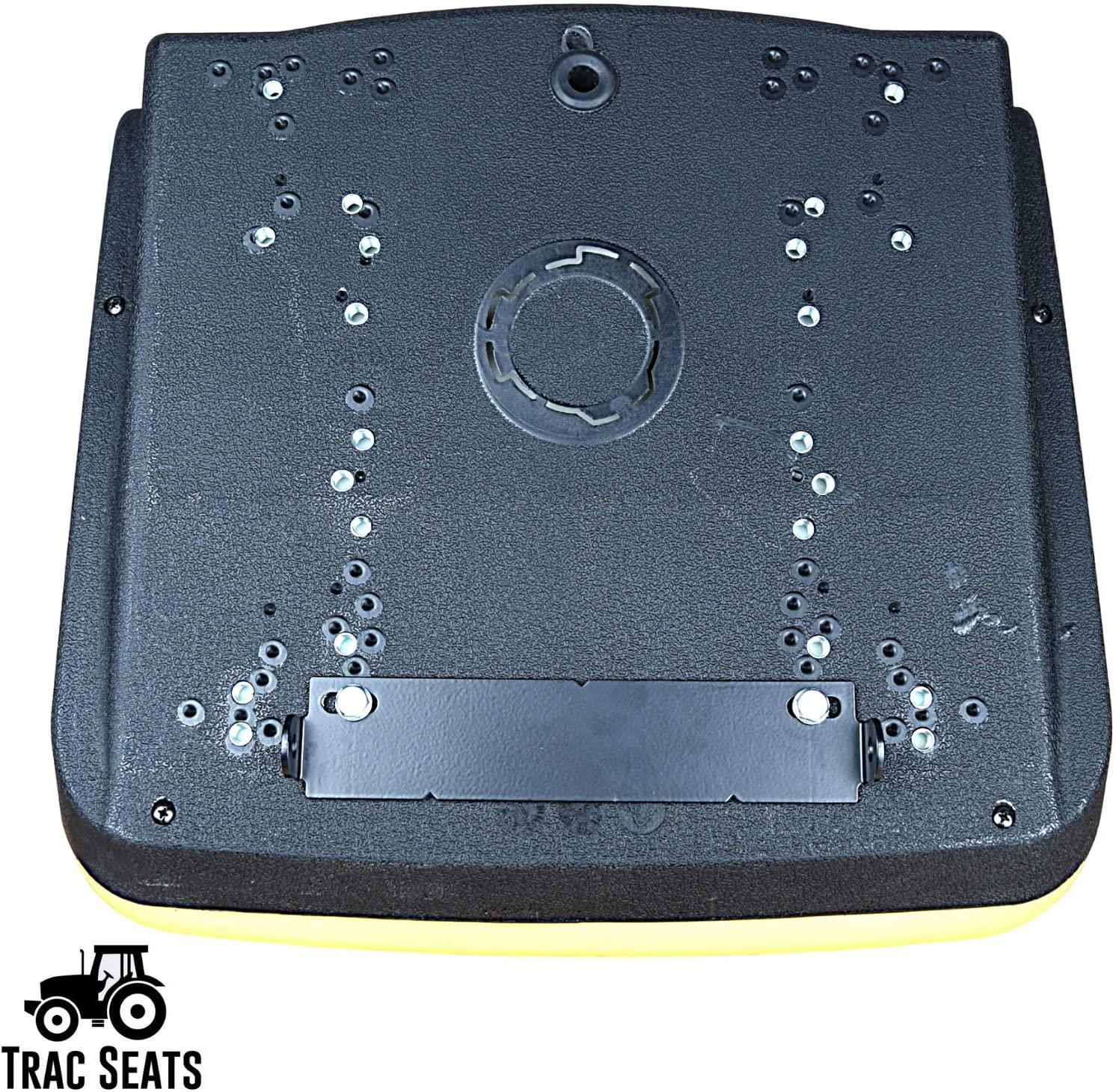 trac seats yellow tractor seat for john deere 2210 compact tractor mower - lva12751 (same day )