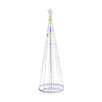 Alpine Corporation 86-inch Artificial Christmas Tree with Glowing Star Topper
