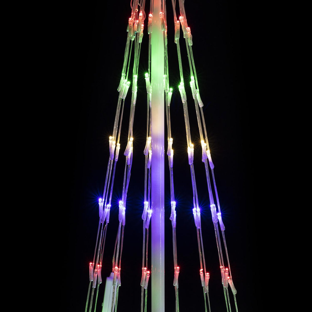 Alpine Corporation 86-inch Artificial Christmas Tree with Glowing Star Topper