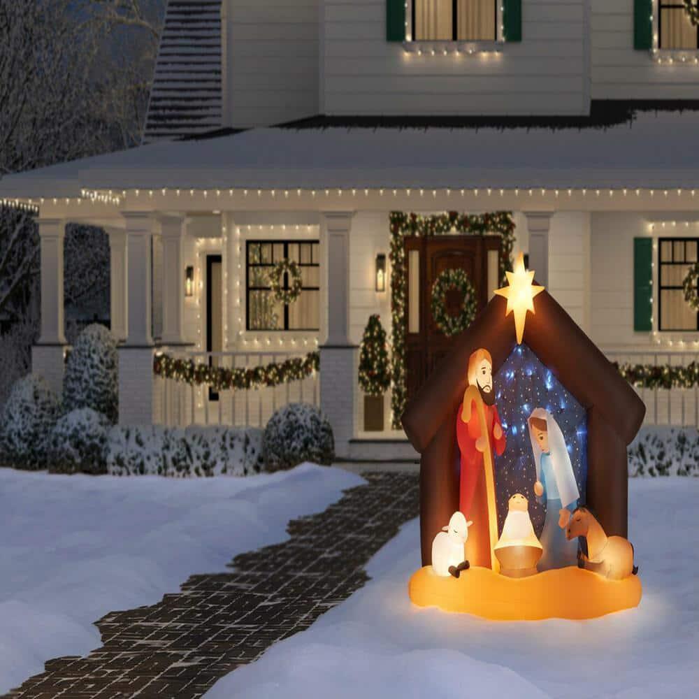 6.5 ft Nativity Scene I15 Holiday Inflatable