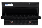 Saddle Truck Tool Box Aluminum Full Extra Wide Gloss Black