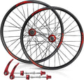 MTB Bicycle Wheelset, Bicycle Wheel Front &amp; Rear Set 26" Double Layer Alloy Rim Sealed Bearing, QR 7-11 Speed Cassette Hub Disc Brake