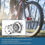 MTB Bicycle Wheelset, Bicycle Wheel Front &amp; Rear Set 26" Double Layer Alloy Rim Sealed Bearing, QR 7-11 Speed Cassette Hub Disc Brake