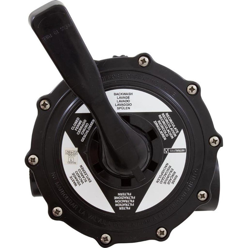 Fluidra Multiport Valve, Astral Top Mount, 2" Cantabric