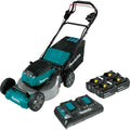 18 in. 18V 36V Cordless Walk Behind Self Propelled Lawn Mower Kit 4 Batteries