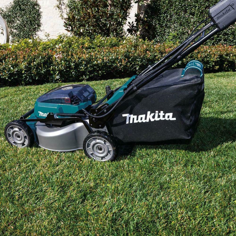 18 in. 18V 36V Cordless Walk Behind Self Propelled Lawn Mower Kit 4 Batteries