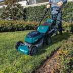 18 in. 18V 36V Cordless Walk Behind Self Propelled Lawn Mower Kit 4 Batteries