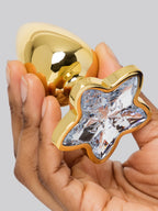 Lovehoney Star Power Jeweled Metal Butt Plug Set (3 Piece), Gold