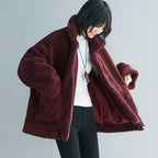babakud lamb cashmere large size autumn comfy coat