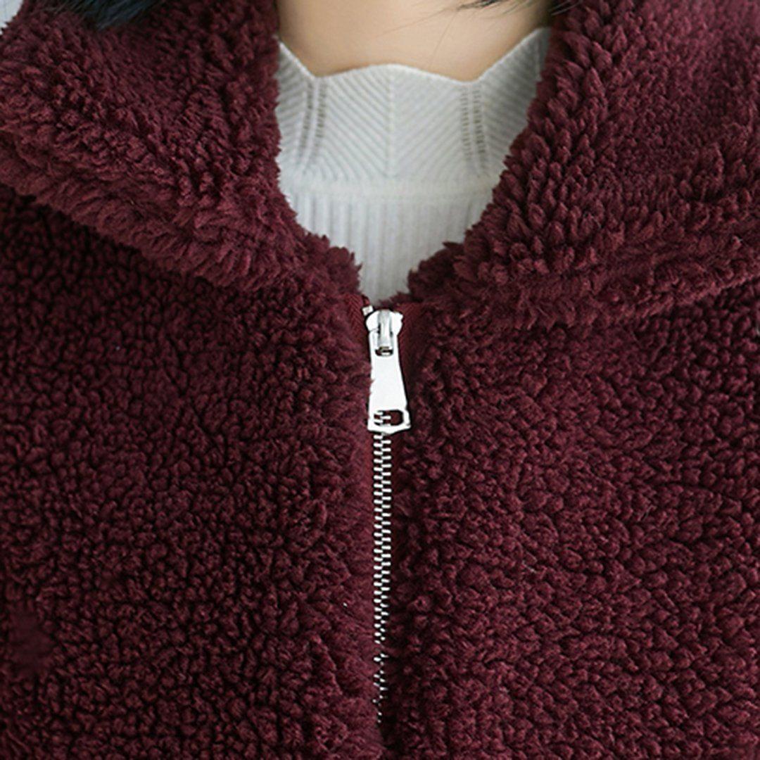 babakud lamb cashmere large size autumn comfy coat