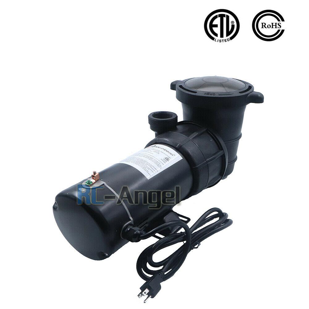 1.5hp above ground swimming pool pump motor 5800gph  w/ strainer for hayward